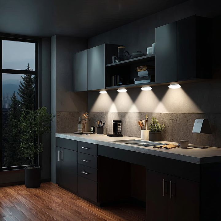 Lampa 6 LED Maclean, zestaw z pilotem, na baterie, 3xAAA, MCE165