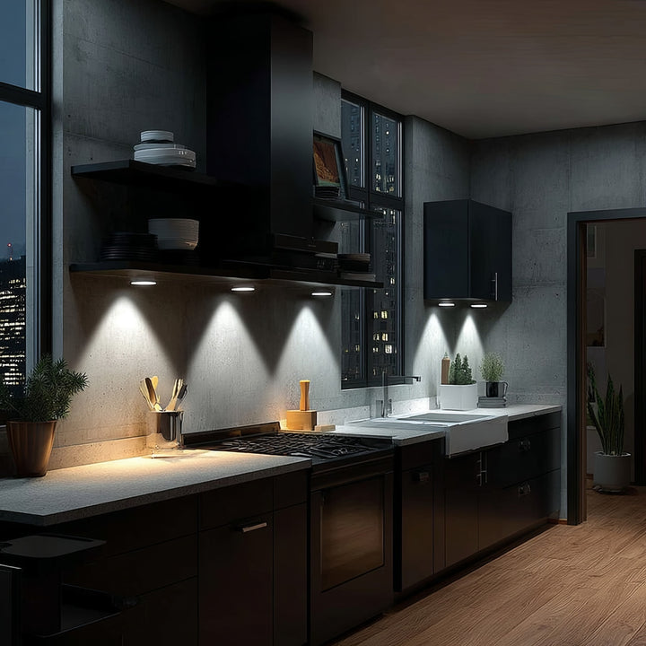 Lampa 6 LED Maclean, zestaw z pilotem, na baterie, 3xAAA, MCE165