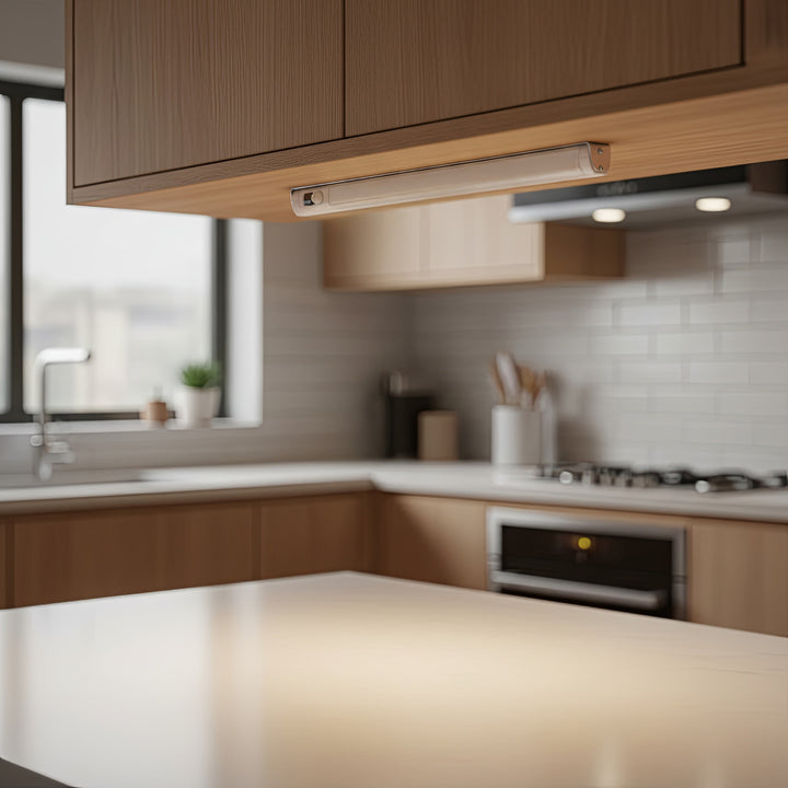 Lampa kuchenna LED Maclean, podszafkowa 9 SMD, na baterie, czujnik PIR on/off, MCE166