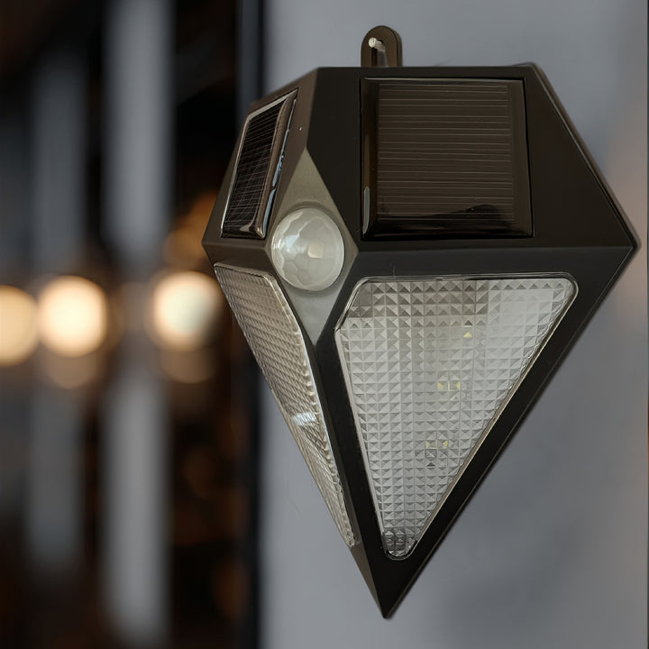 Lampa LED Maclean, Solarna, Ścienna, Z czujnikiem ruchu, 6 LED, 2x solar, MCE168