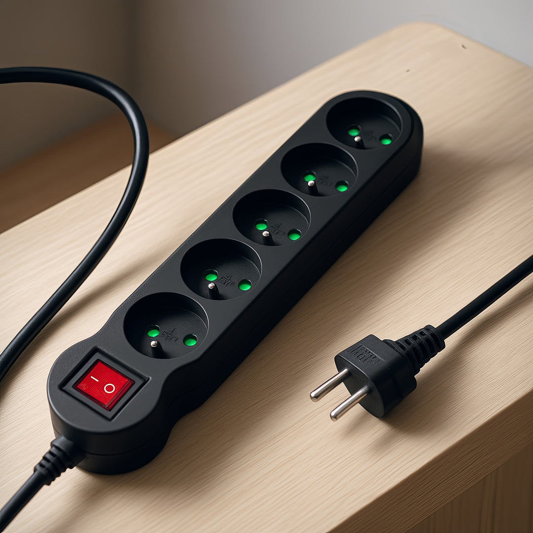 Listwa zasilająca Maclean Energy MCE183 przedłużacz 5 gniazd z wyłącznikiem