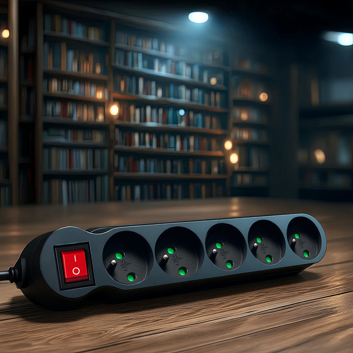 Listwa zasilająca Maclean Energy MCE183 przedłużacz 5 gniazd z wyłącznikiem