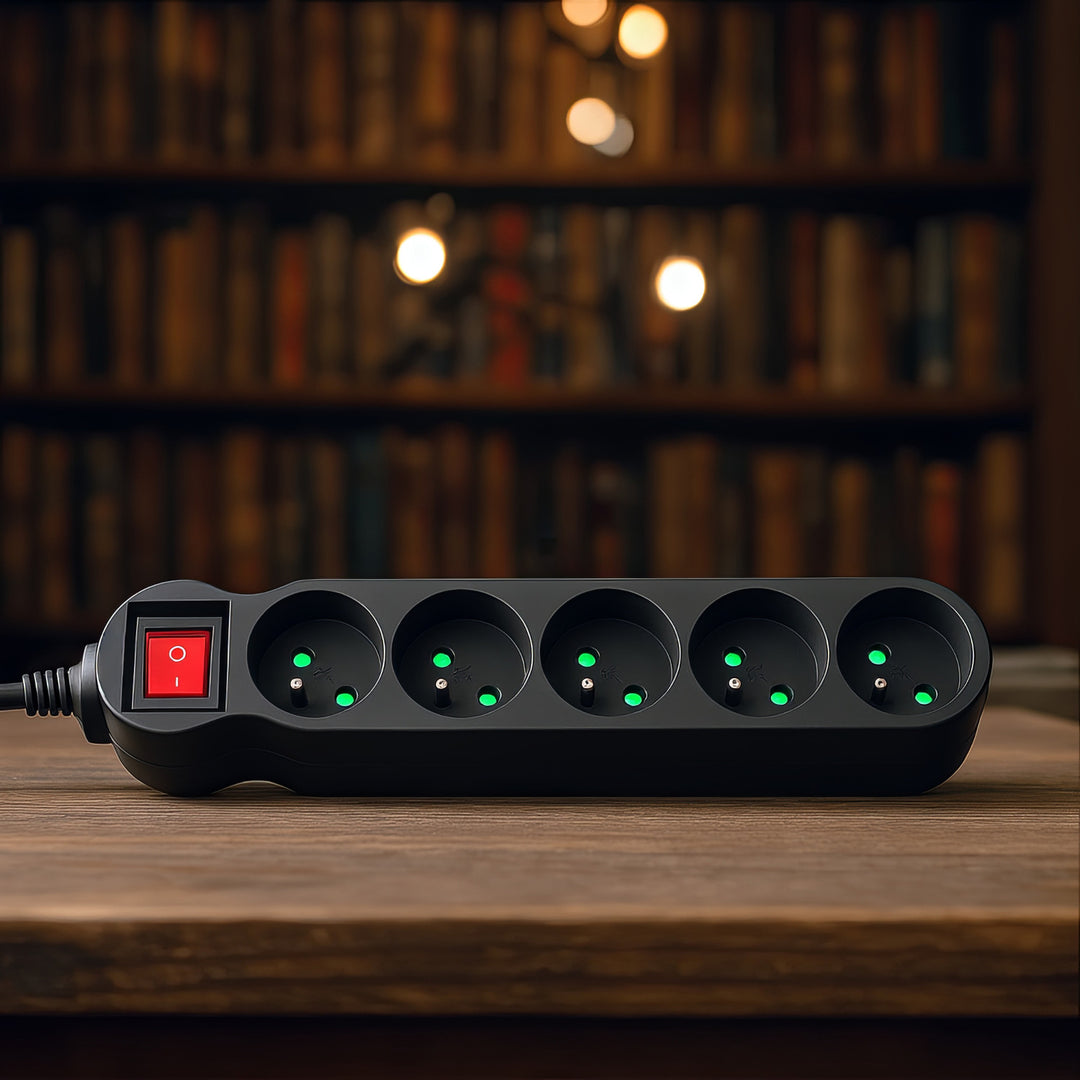 Listwa zasilająca Maclean Energy MCE183 przedłużacz 5 gniazd z wyłącznikiem