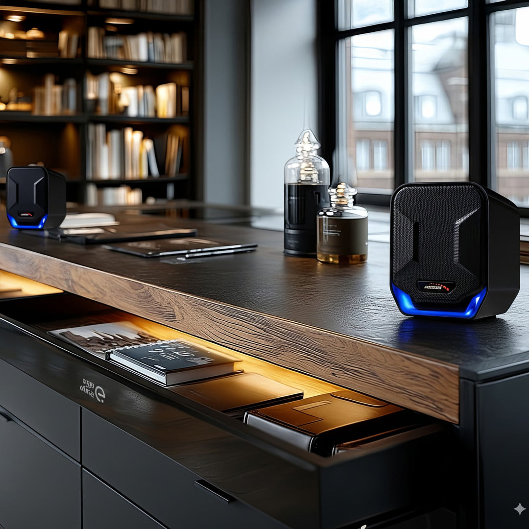 Głośniki komputerowe 6W USB Blue&Black Audiocore AC865 B