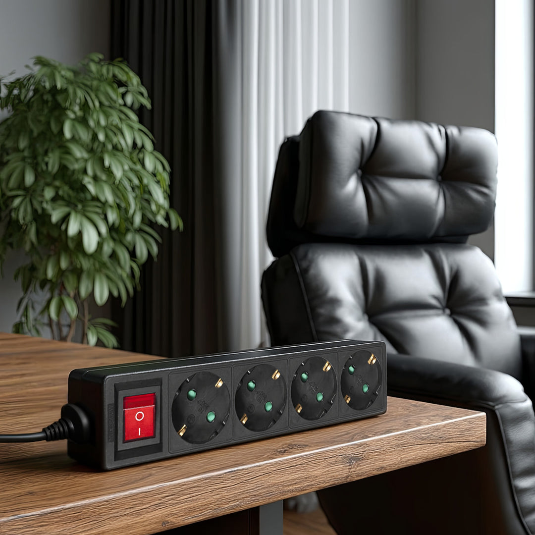 Przedłużacz przedłużający 4 szuflady 5 m Typ niemiecki Maclean MCE194G 3500