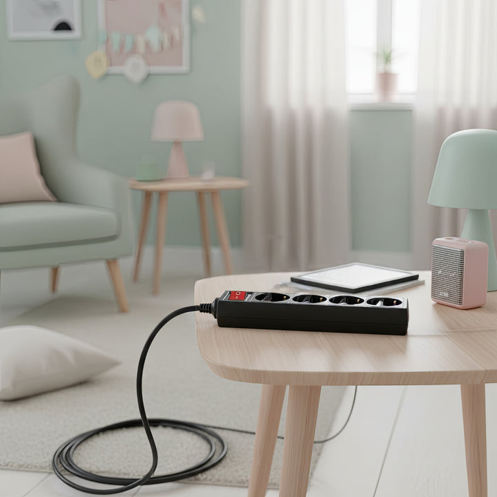 Przedłużacz przedłużający 4 szuflady 5 m Typ niemiecki Maclean MCE194G 3500