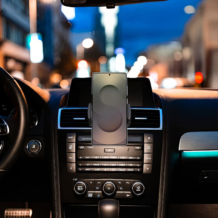 Uchwyt telefonu do montowania w slocie CD Maclean, Comfort Series, aluminium + ABS, MC-782