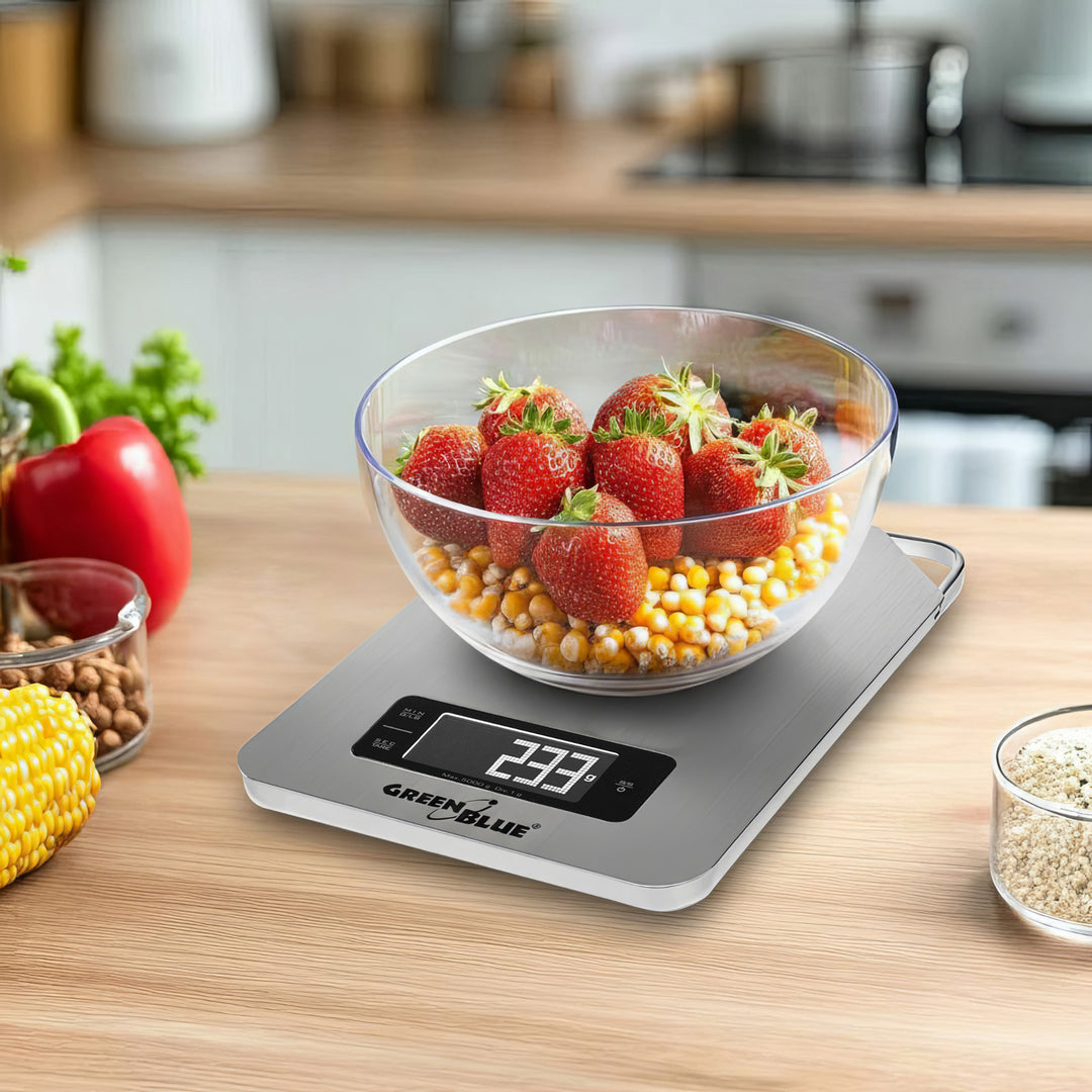 Waga kuchenna cyfrowa z timerem GreenGBlue GB170 min 1g max 5000g