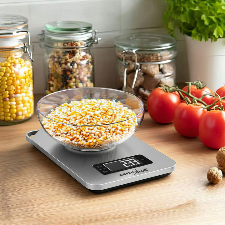 Waga kuchenna cyfrowa z timerem GreenGBlue GB170 min 1g max 5000g