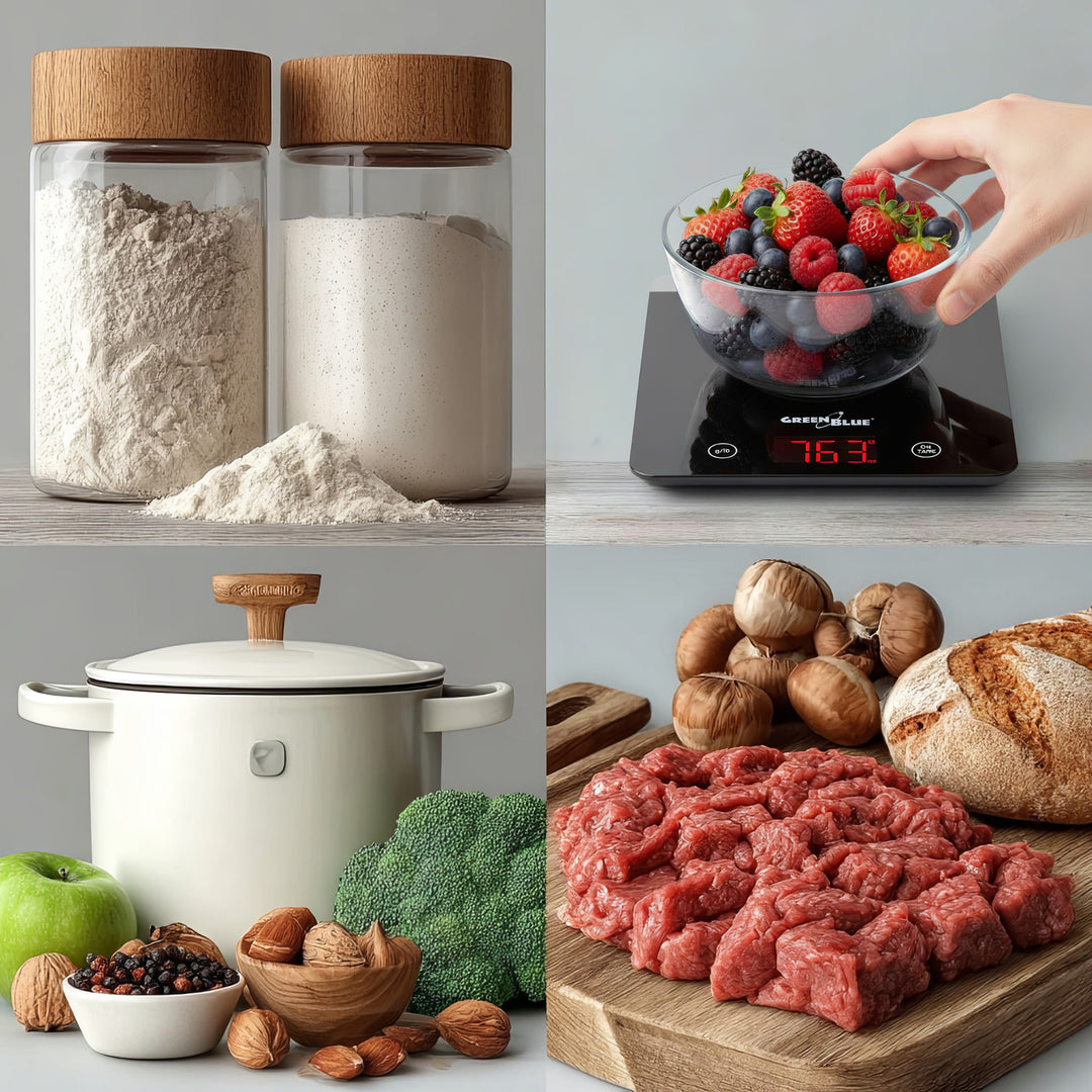 Waga kuchenna cyfrowa LED czarna GB171 z funkcją tarowania