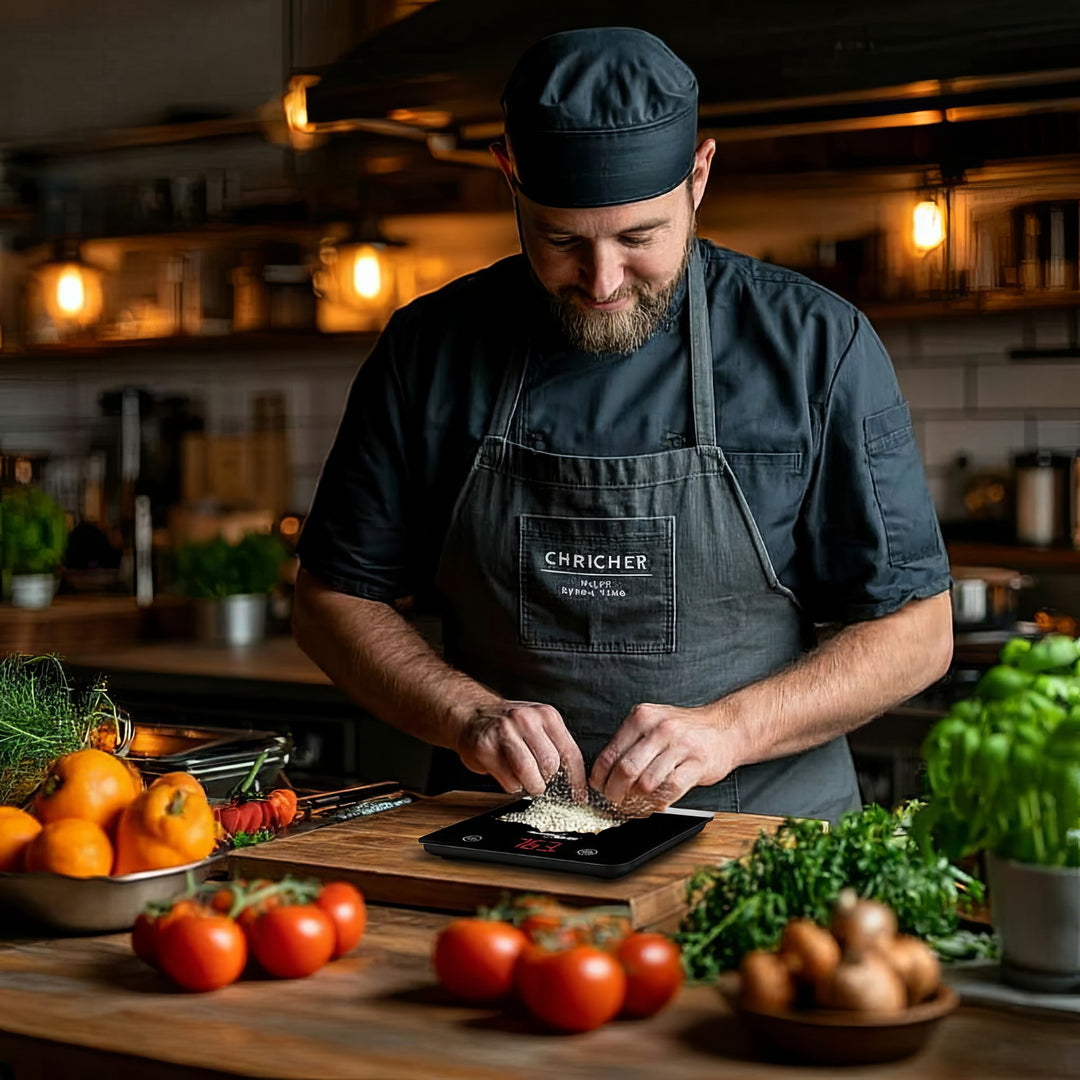 Waga kuchenna cyfrowa LED czarna GB171 z funkcją tarowania