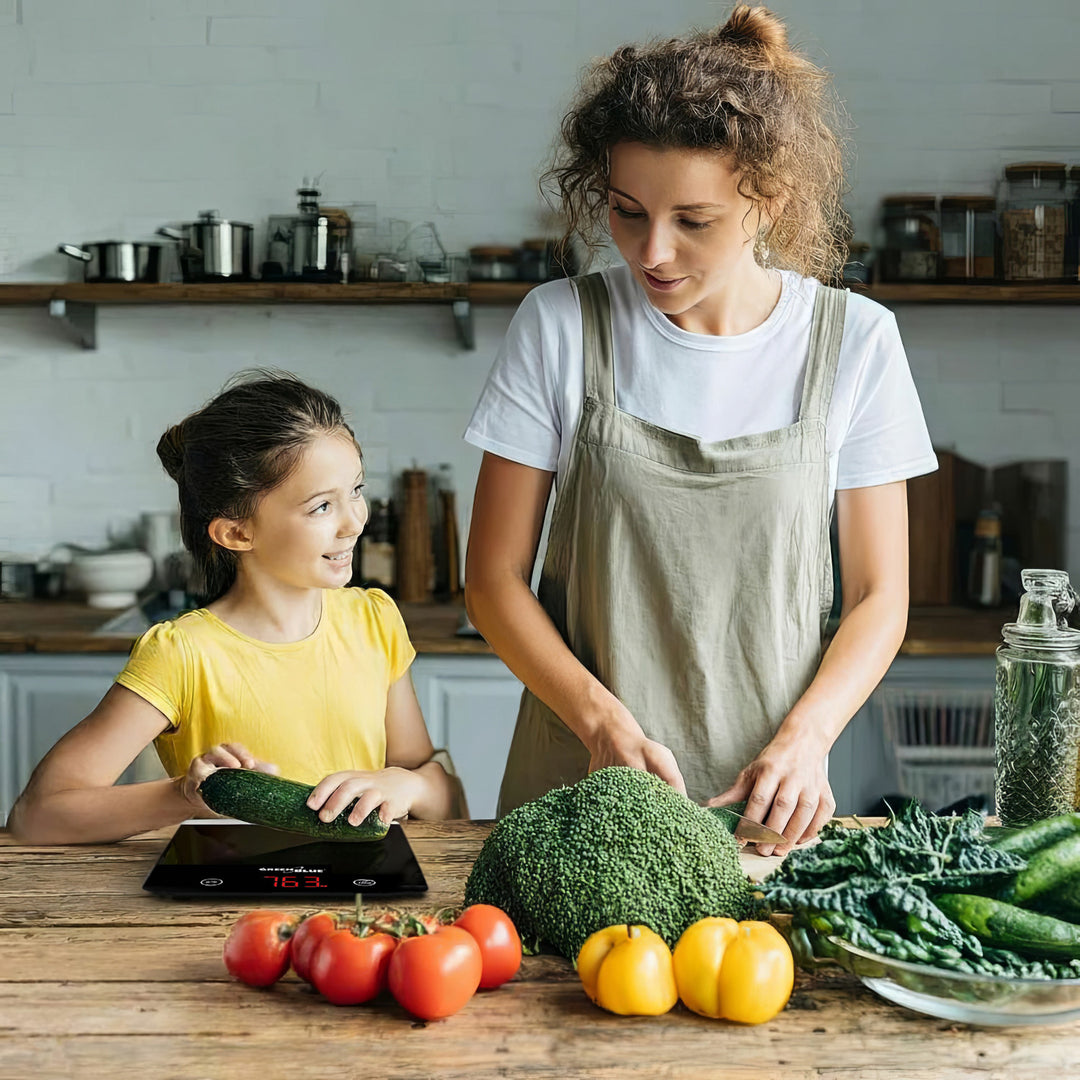 Waga kuchenna cyfrowa LED czarna GB171 z funkcją tarowania