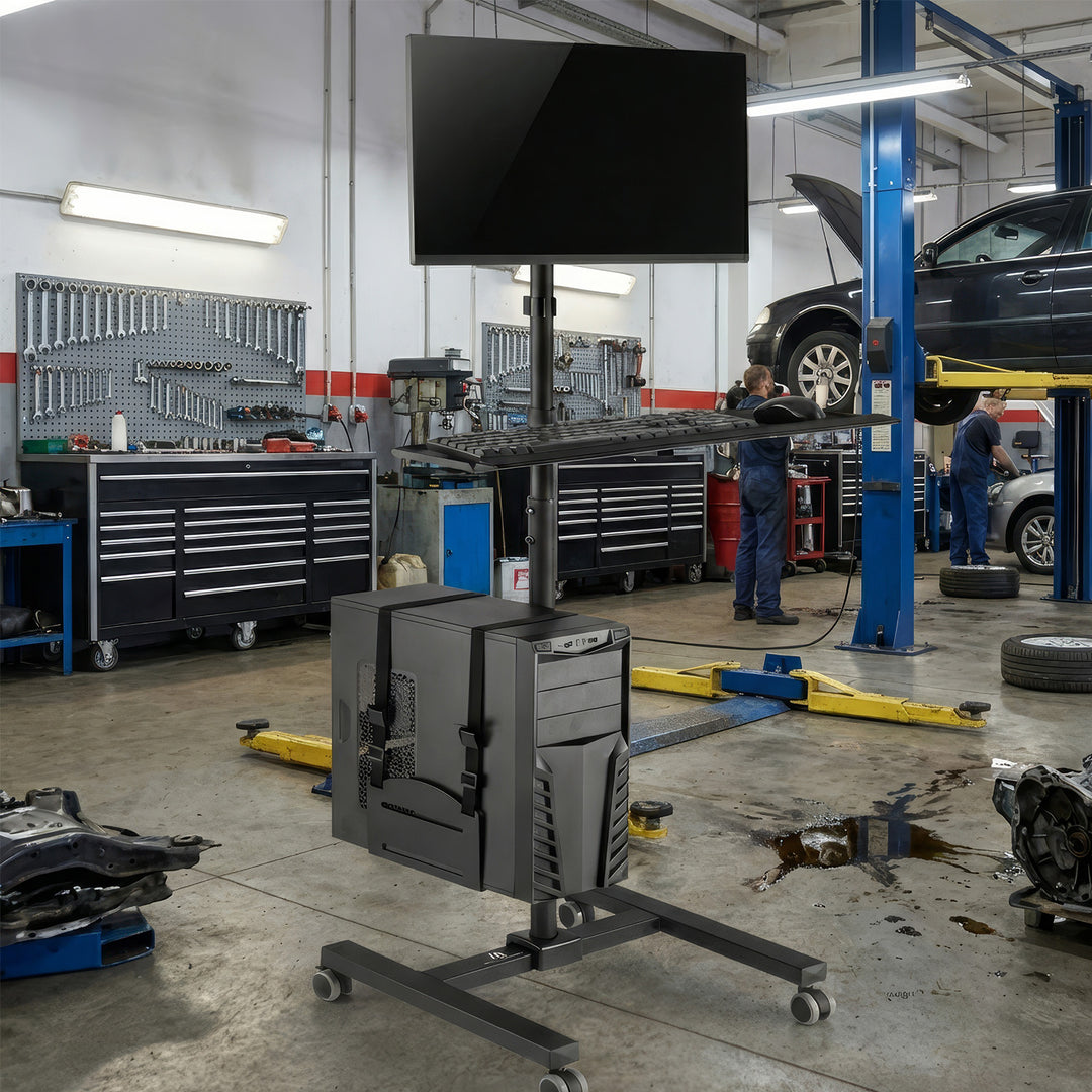 STOJAK UCHWYT pod MONITOR na TV WÓZEK do LED LCD OLED