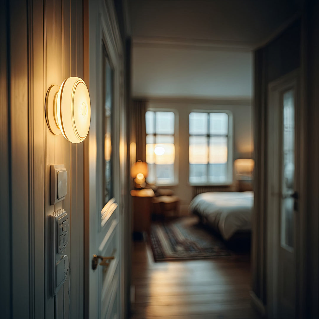 Lampka 11 LED lampa z czujnikiem ruchu na baterie magnes