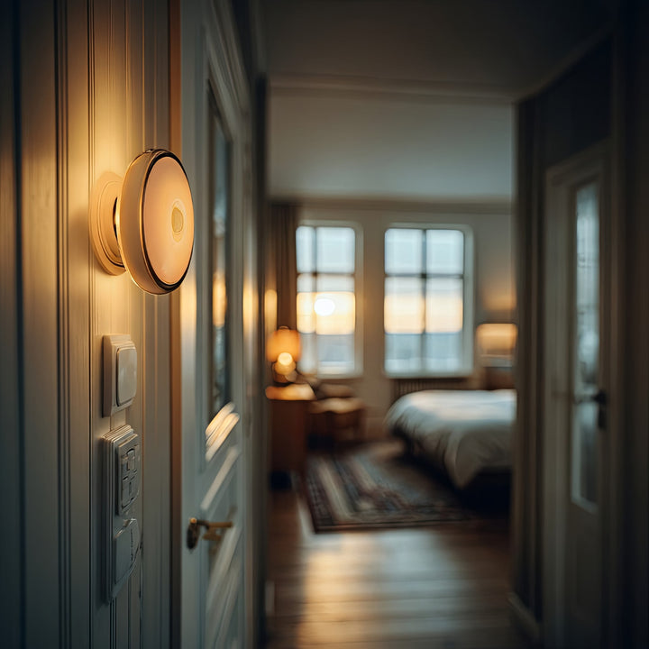 Lampka 11 LED lampa z czujnikiem ruchu na baterie magnes