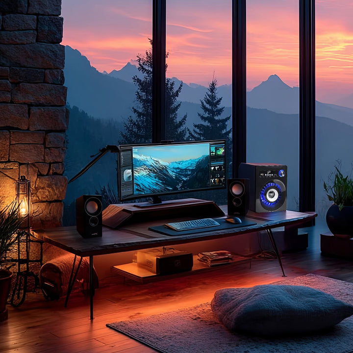 Zestaw głośników Bluetooth 2.1 Audiocore AC910 radio FM, wejście kart TF, AUX, zasilanie USB