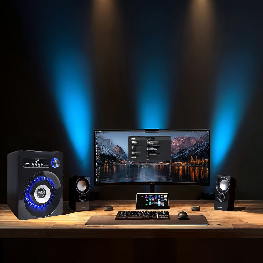 Zestaw głośników Bluetooth 2.1 Audiocore AC910 radio FM, wejście kart TF, AUX, zasilanie USB