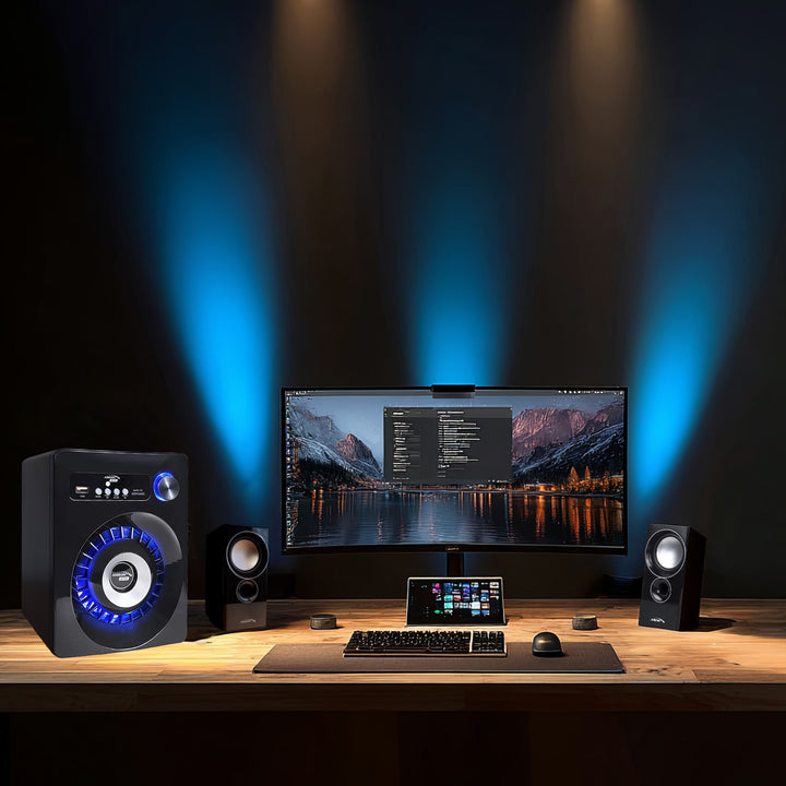 Zestaw głośników Bluetooth 2.1 Audiocore AC910 radio FM, wejście kart TF, AUX, zasilanie USB