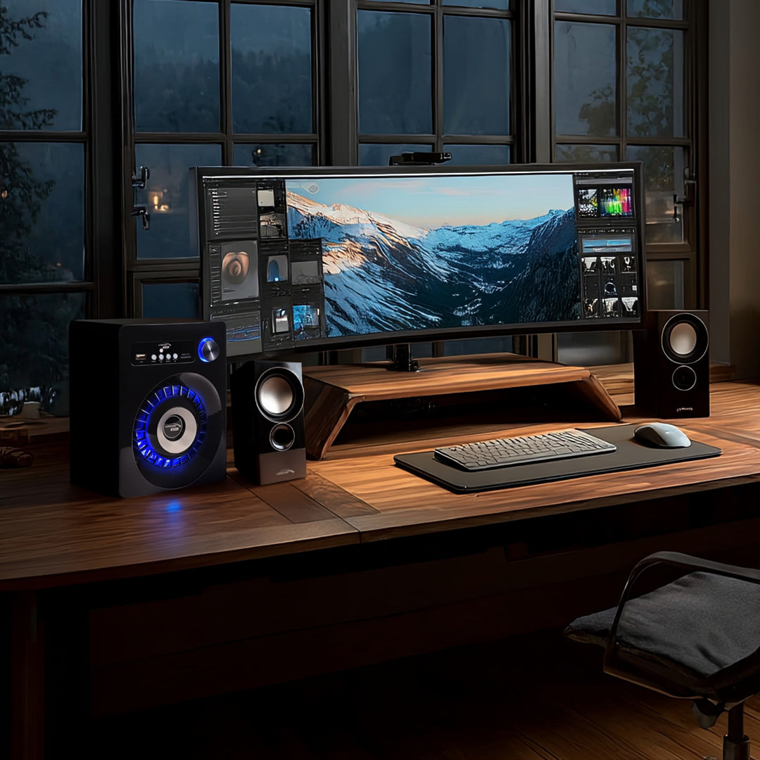 Zestaw głośników Bluetooth 2.1 Audiocore AC910 radio FM, wejście kart TF, AUX, zasilanie USB