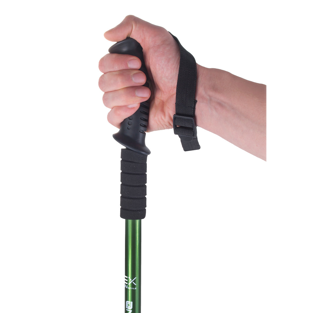Kije aluminiowe Nordic Walking 65-135cm teleskopowe zielone