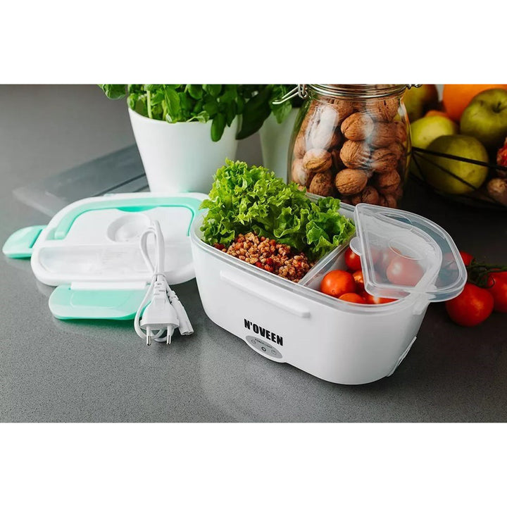 Elektryczny podgrzewacz żywności lunch box Noveen LB330 miętowy