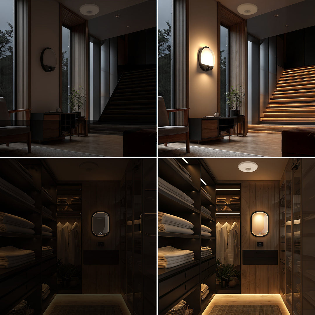 Czujnik ruchu PIR sensor sufitowy Maclean Energy MCE231 max 100W (LED) zasięg 6m