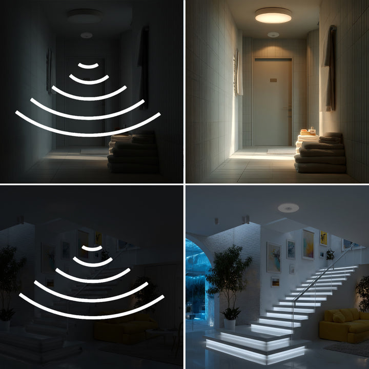 Czujnik ruchu PIR sensor sufitowy Maclean Energy MCE231 max 100W (LED) zasięg 6m