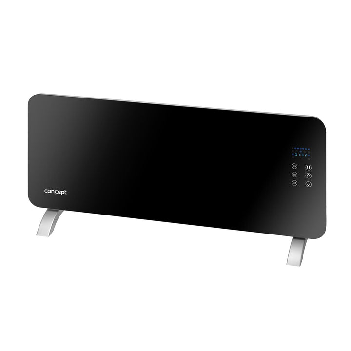 Konwektor Elektryczny Szkło Hartowane Concept KS4010 Czarny