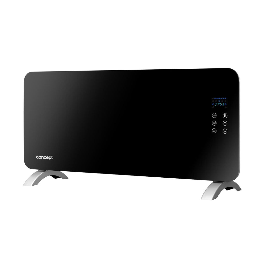 Konwektor Elektryczny Szkło Hartowane Concept KS4010 Czarny