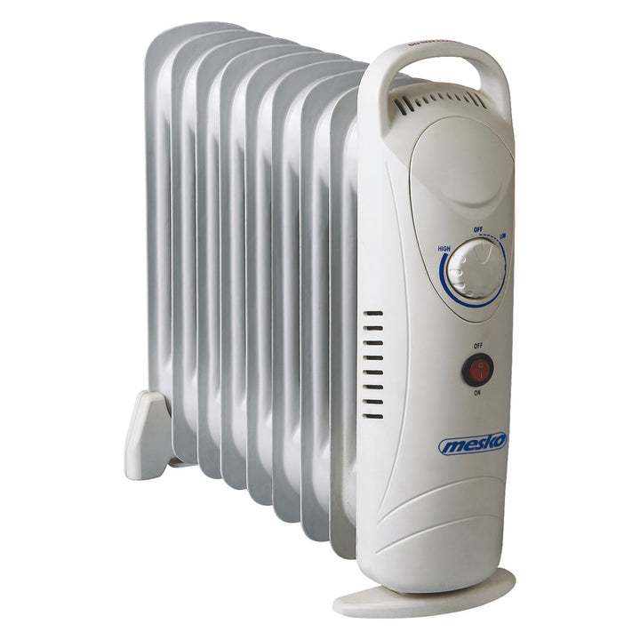 Grzejnik olejowy Mesko, 9 żeberek, 1000W, regulacja temperatury, szary, MS 7805