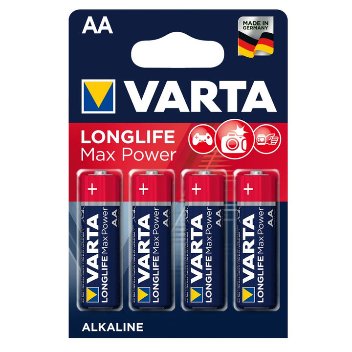 4x baterie alkaliczne Varta Longlife Max Power AA, wysoka jakość