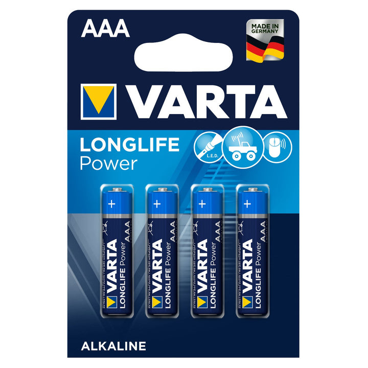4x baterie alkaliczne Varta Longlife Power AAA R3 LR3