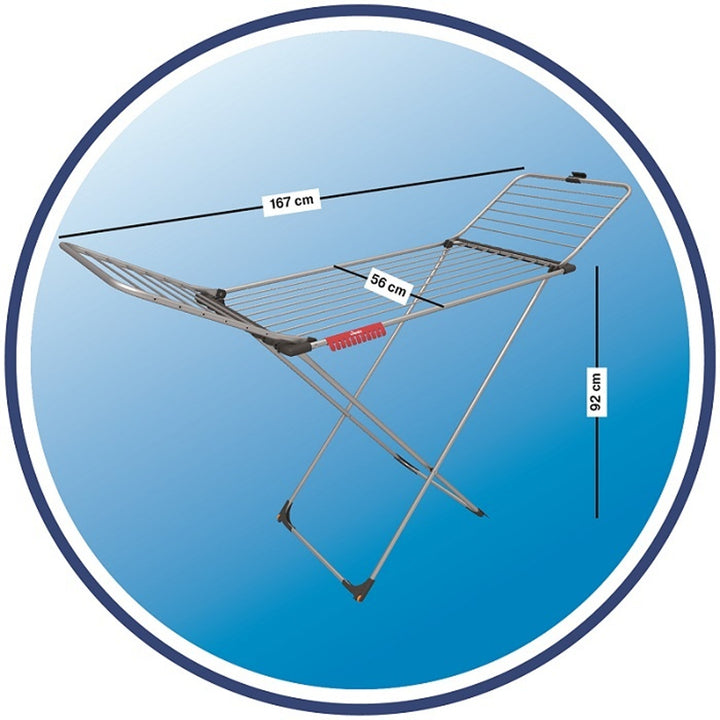 Suszarka na pranie Vileda Aluminium 100 odporna na rdzę i trudne warunki atmosferyczne