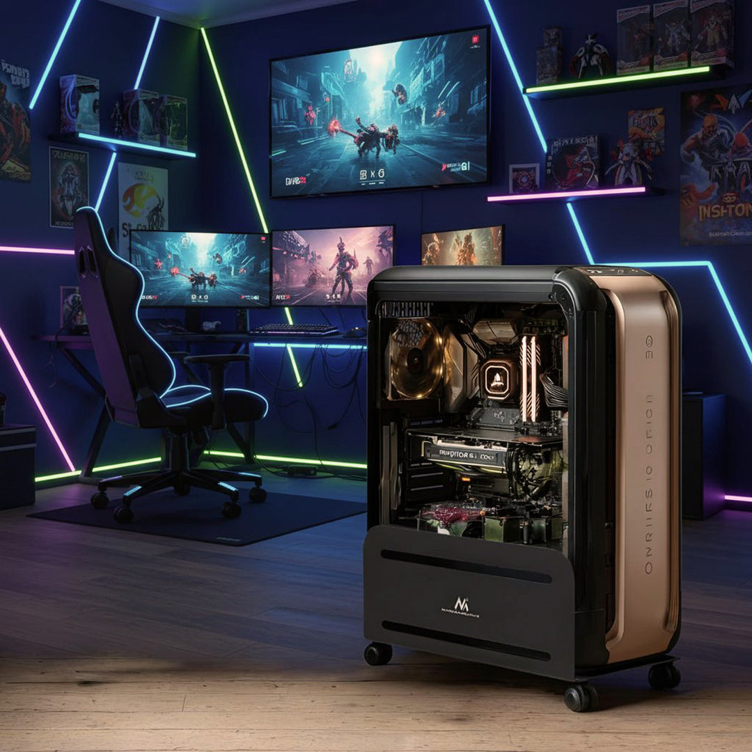 Wózek uchwyt na komputer CPU na kółkach MC-851 10kg max