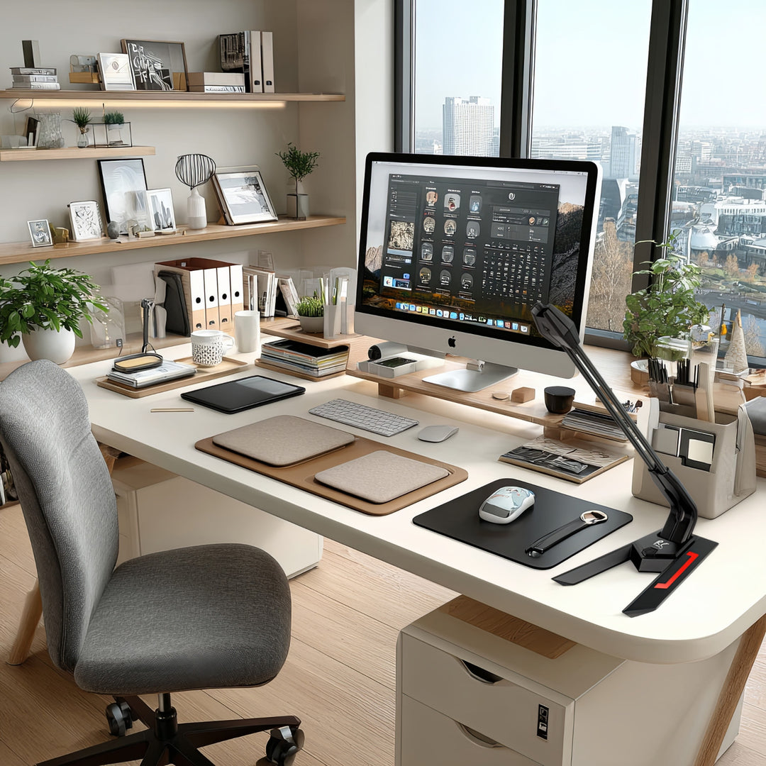 Mikrofon gamingowy USB LED YouTube streaming 1.5m czułość 21dB+3dB NanoRS RS710