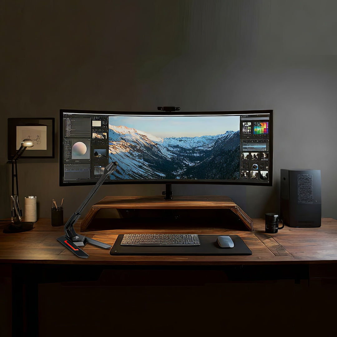 Mikrofon gamingowy USB LED YouTube streaming 1.5m czułość 21dB+3dB NanoRS RS710