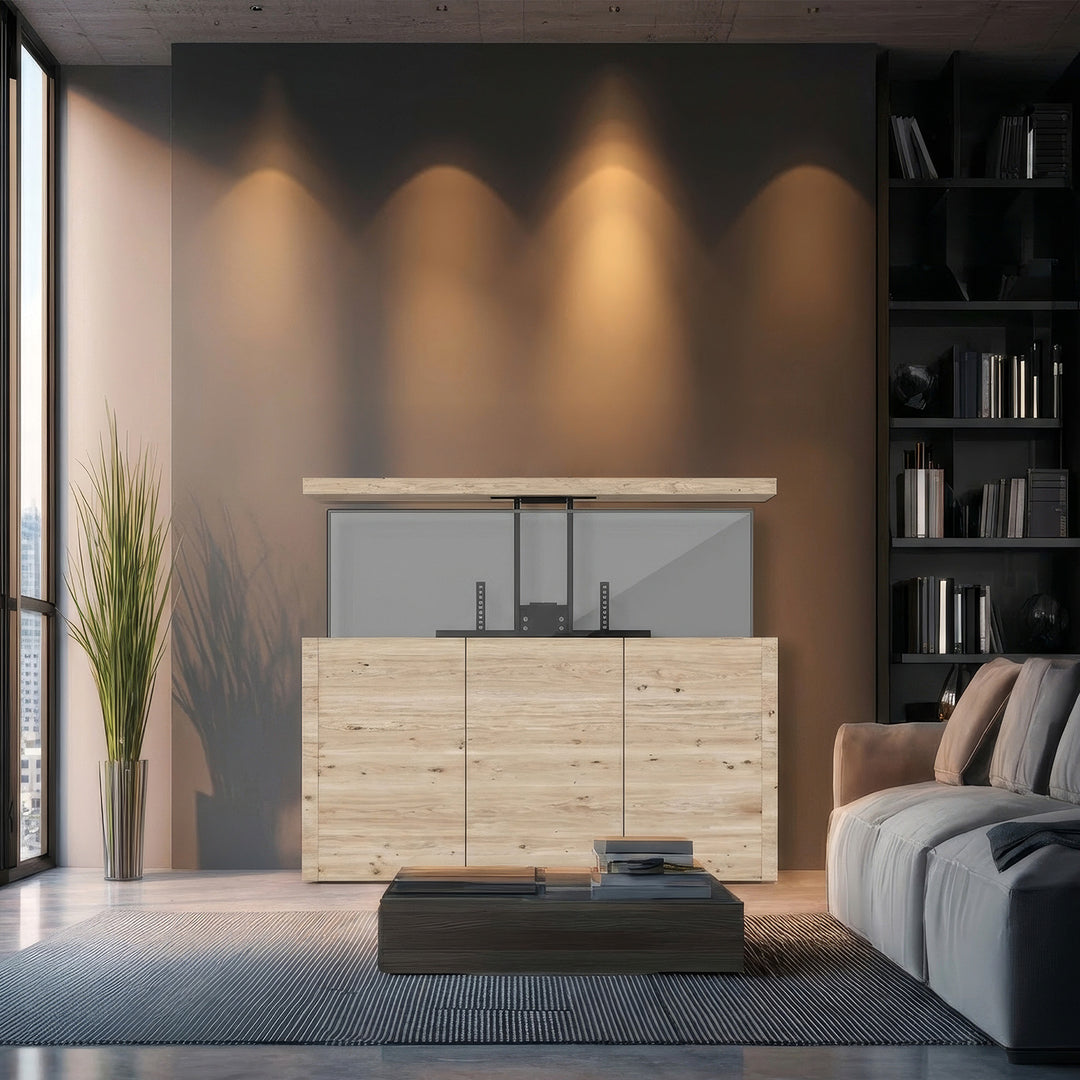 Stand uchwyt elektryczny wysuwany do telewizora TV Maclean MC-866 37''-65'' max 50kg max VESA 600x400