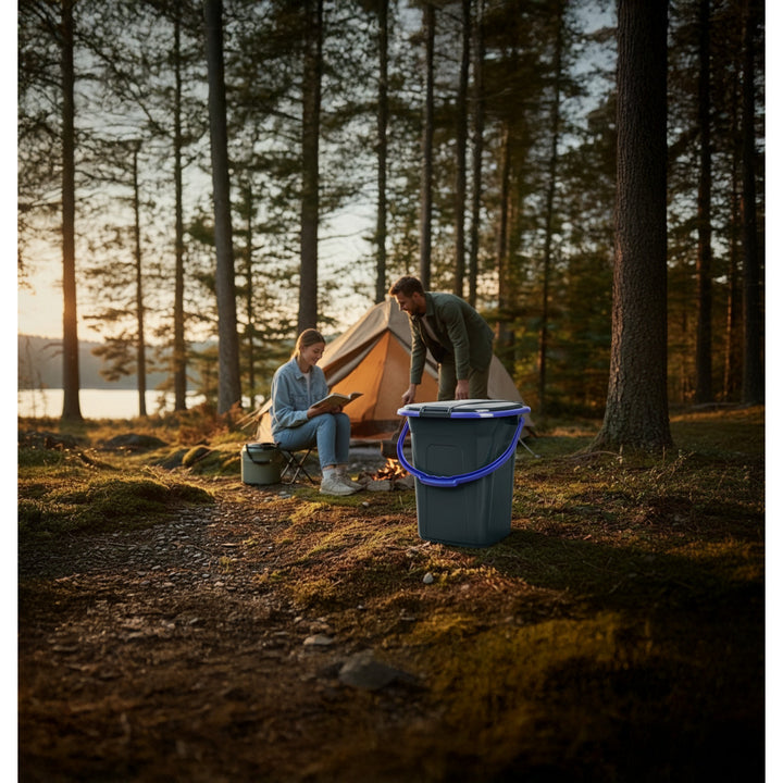 Toaleta turystyczna GreenBlue GB320BB czarno-granatowa