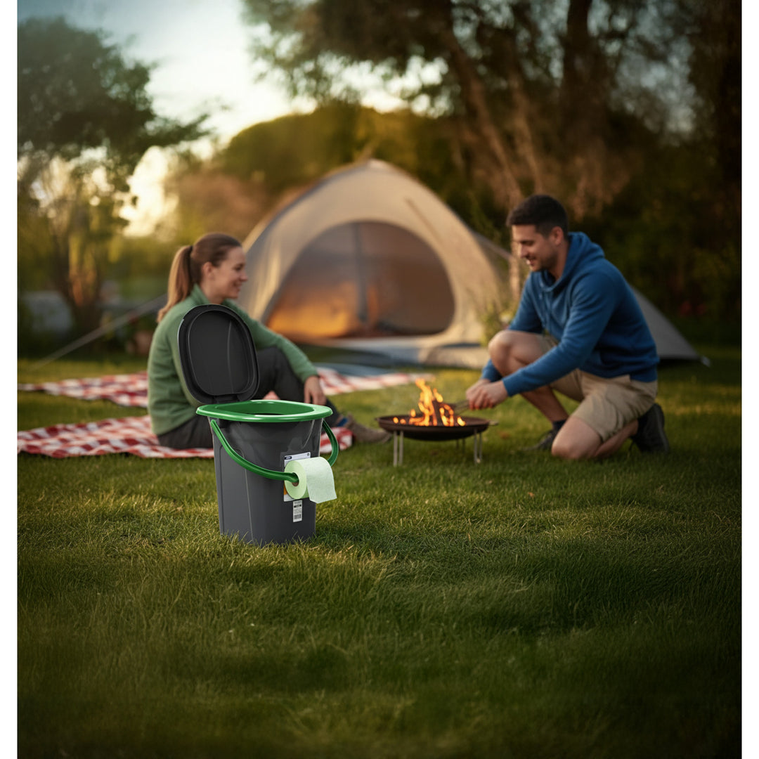 Toaleta turystyczna GreenBlue GB320BG czarno-zielona