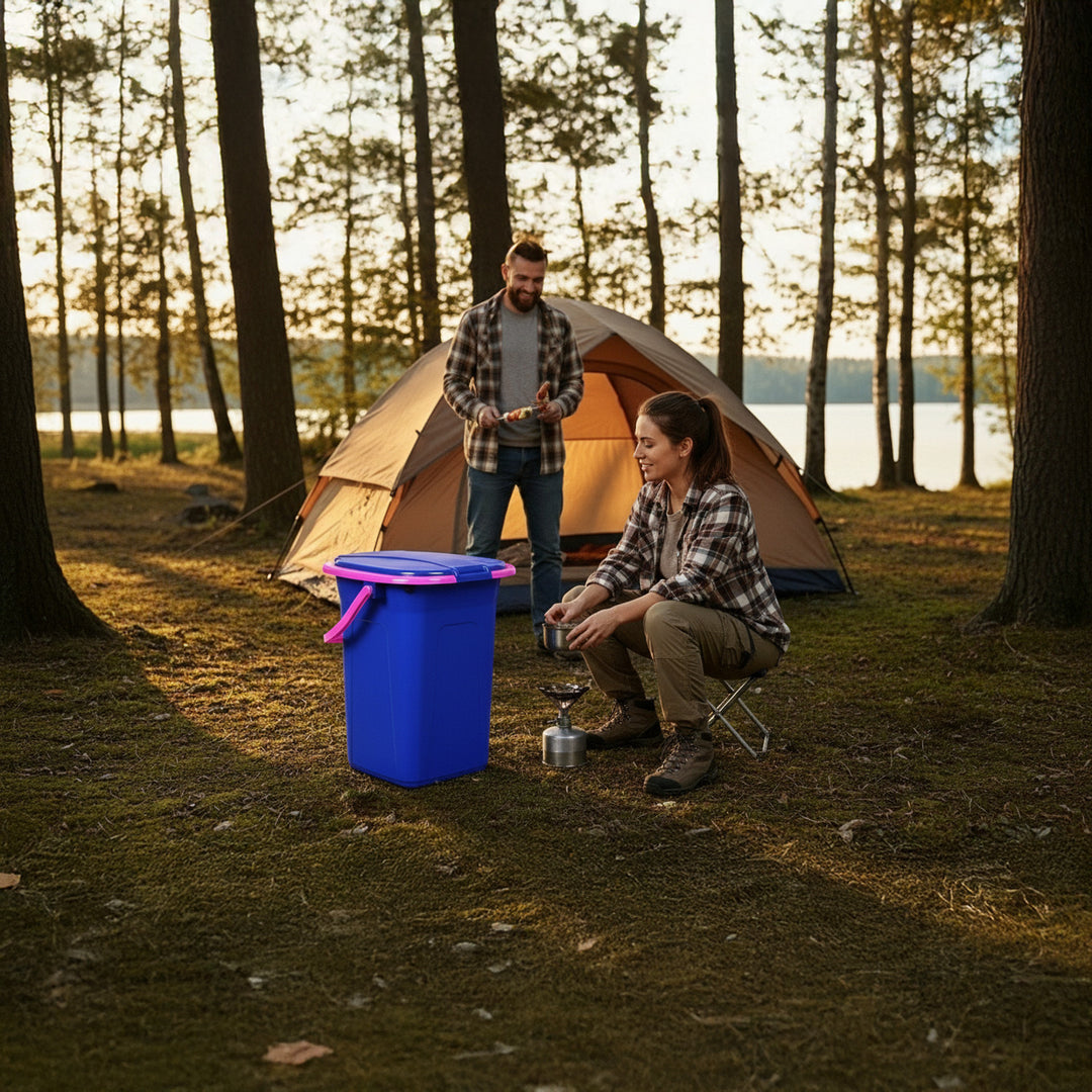 Toaleta turystyczna GreenBlue GB320BR granatowo-różowa