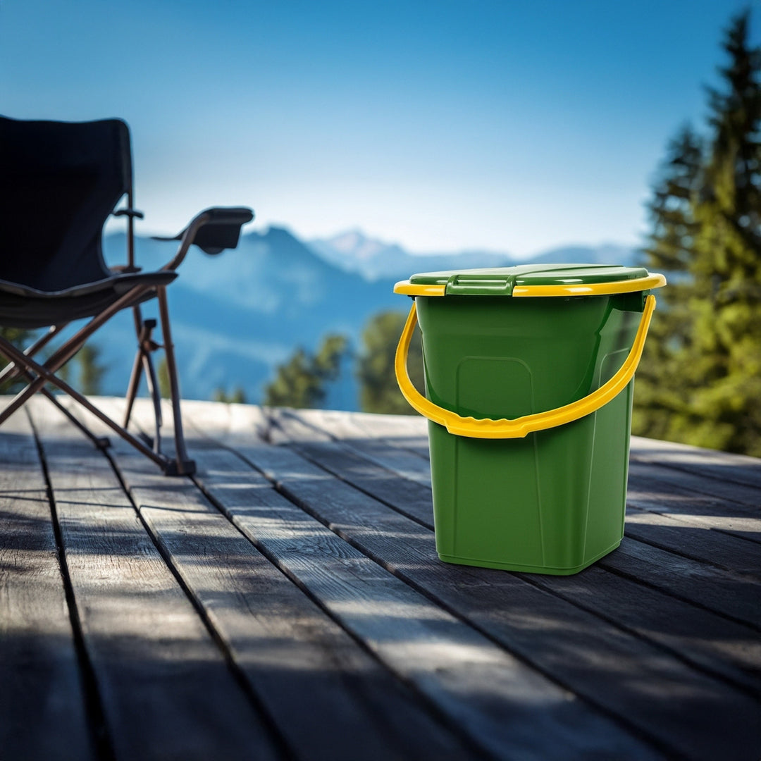 Toaleta turystyczna GreenBlue GB320GO ciemnozielono-pomarańczowa