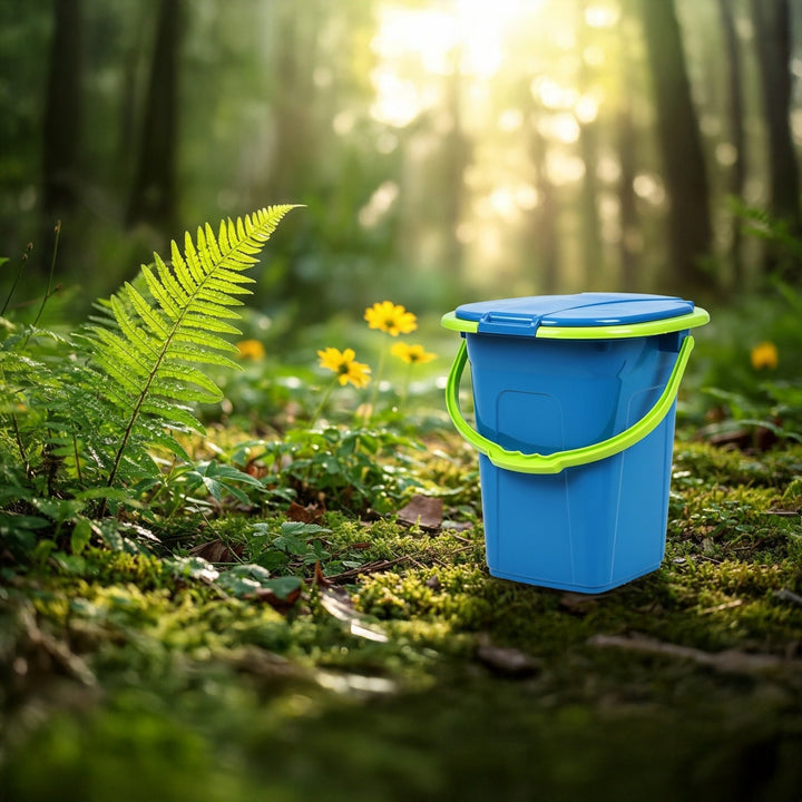 Toaleta turystyczna GreenBlue GB320BL morski-limonka