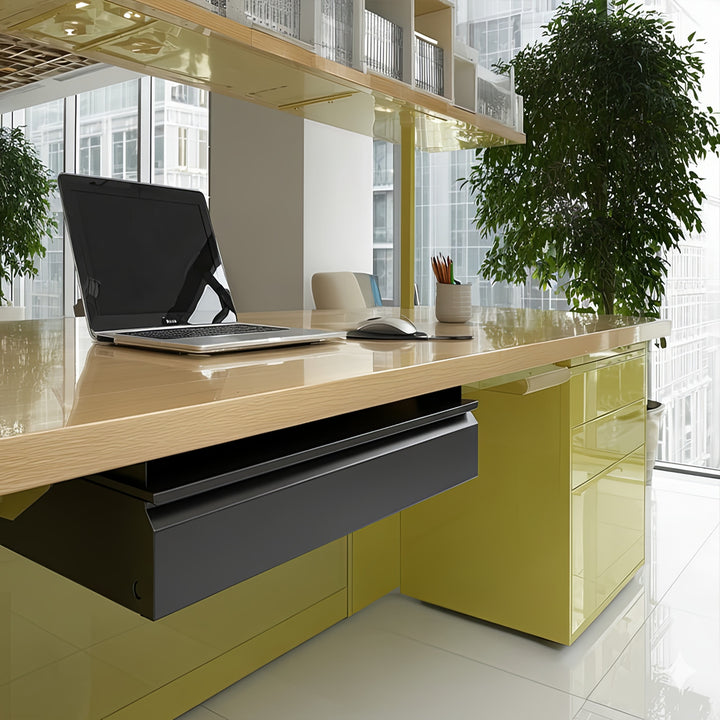 Szuflada ergonomiczna podbiurkowa czarna organizer Maclean MC-875 max 5kg