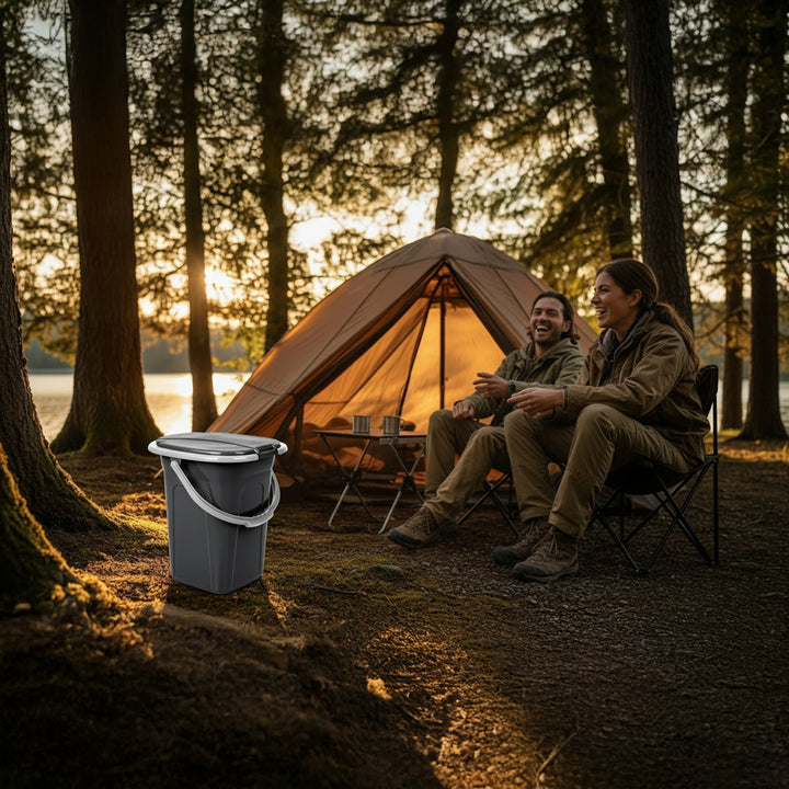 Toaleta przenośna turystyczna wiadro wc 19l greenblue gb320 ag