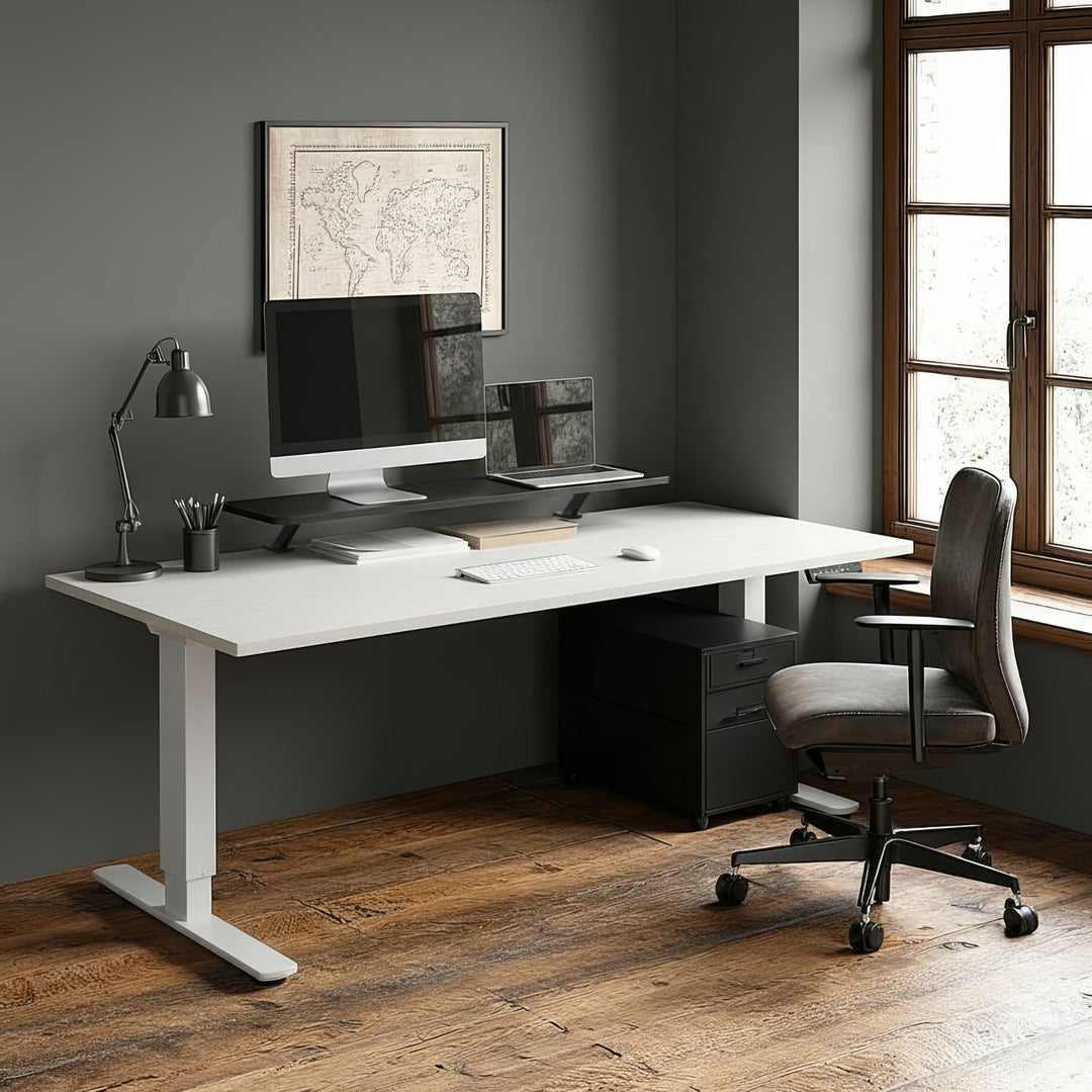 Półka do blatu na monitor Ergo Office, przykręcana, 13"~32", max 20kg, ER-409