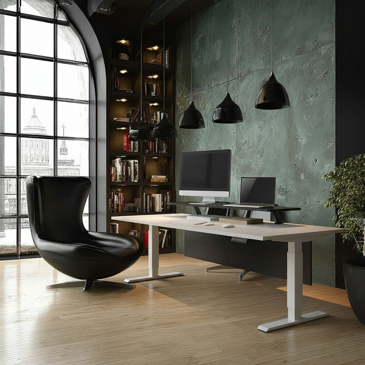 Półka do blatu na monitor Ergo Office, przykręcana, 13"~32", max 20kg, ER-409