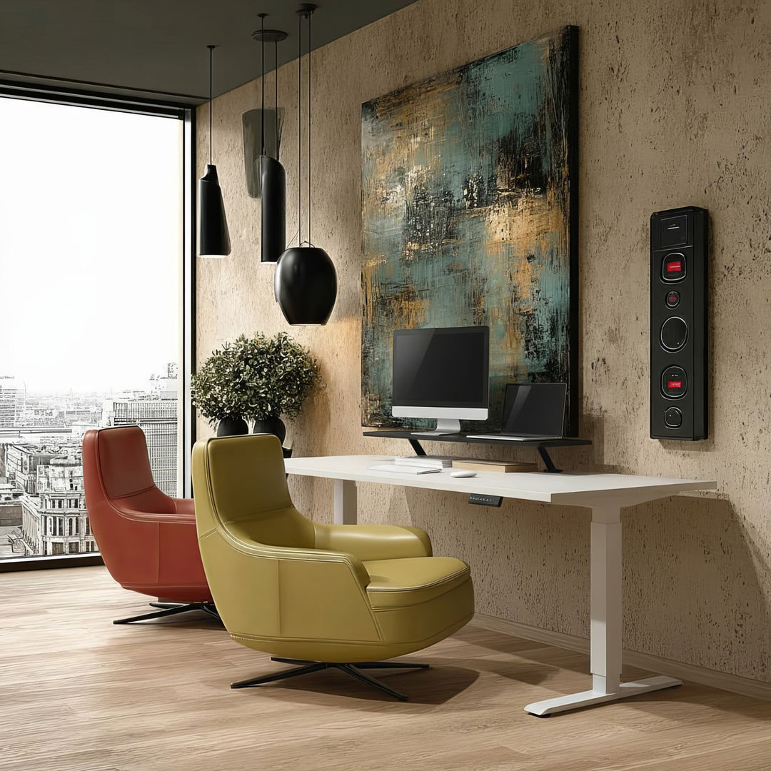 Półka do blatu na monitor Ergo Office, przykręcana, 13"~32", max 20kg, ER-409