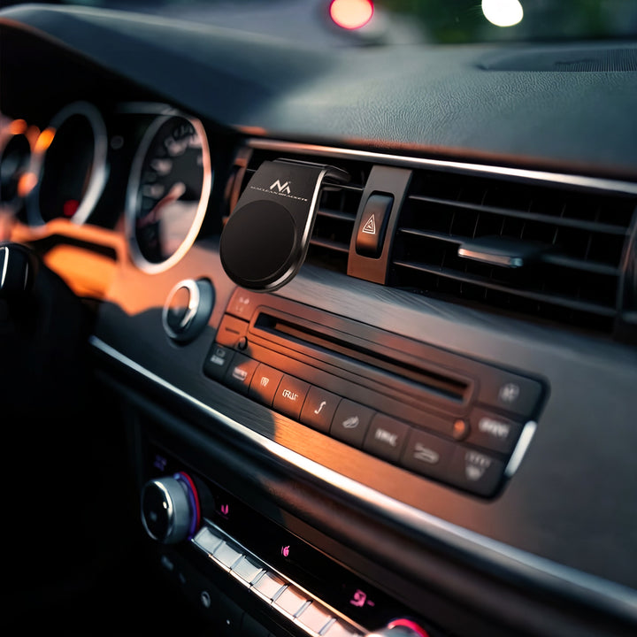 Samochodowy uchwyt do telefonu Maclean, magnetyczny, uniwersalny, do kratki went., materiał wykonania ABS, MC-326