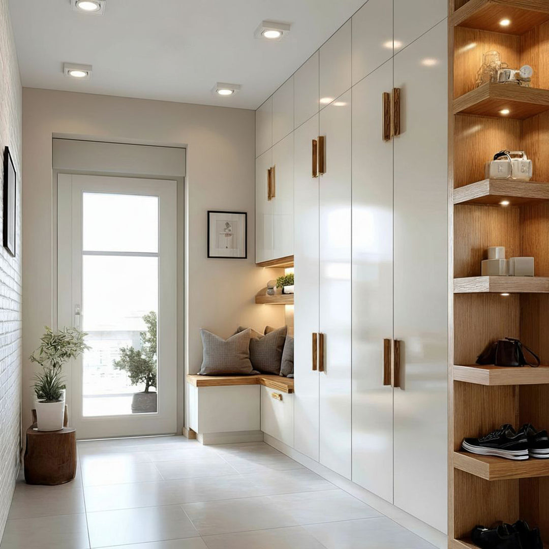 Punktowa oprawa sufitowa Maclean, dla źródeł światła MR16/GU10, kolor biały, 94x94x32mm, kwadratowa, alu, MCE464 W