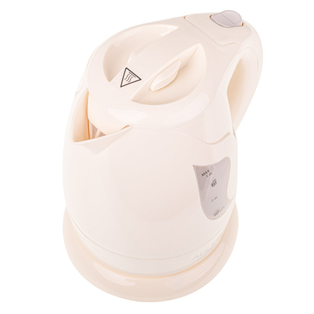 Czajnik bezprzewodowy Adler, 850W, 1L, beżowy, AD 08 b